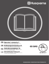 Husqvarna Chainsaw CS 2512 User manual