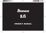Ibanez IL15 Owner's manual