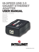 IC Intracom Intellinet USB 2.0 Gigabit Ethernet User manual