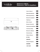 Infinity Infinity Reference 6001A User manual