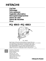 Hitachi Koki FCJ 65V3 User manual