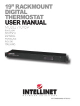 Intellinet 19" Rackmount Digital Thermostat User manual