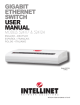 Intellinet 8-Port Gigabit Ethernet Switch User manual