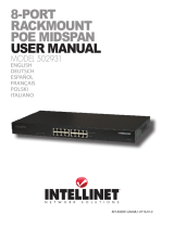 Intellinet 8-Port PoE Midspan User manual