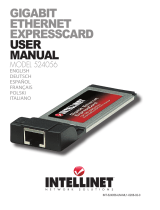 Intellinet Gigabit Ethernet ExpressCard User manual
