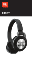 JBL Synchros E40BT Owner's manual