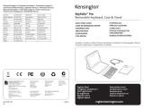 Kensington KeyFolio Pro Removable Keyboard, Case and Stand User manual