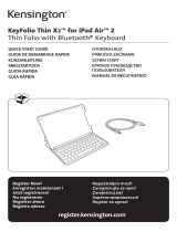 Kensington KeyFolio Thin X2 User manual