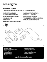 Kensington Presenter Expert Operating instructions