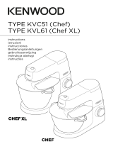 Kenwood CHEF XL KVL4110W Owner's manual