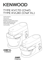 Kenwood Chef XL KVL80 Owner's manual