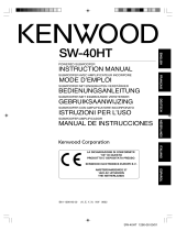 Kenwood SW-40HT User manual