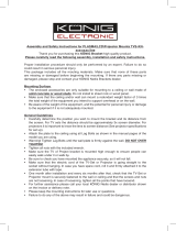 Konig Electronic TVS-KN-FSB106B User manual