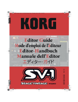 Korg SV-1 Black User guide