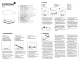 Korona 76115 Roy Küchenwaage Owner's manual