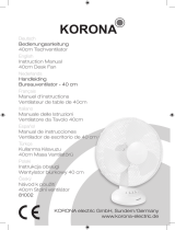 Korona 81002 Owner's manual