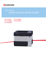 KYOCERA FS-4300DN Installation guide