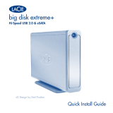 LaCie Big Disk Extreme  Dual Quick setup guide
