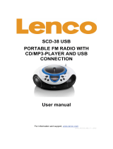 Lenco SCD-38 USB User manual