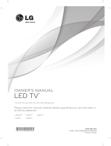 LG 37LN540B User manual