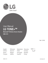 LG HBS-510 Owner's manual