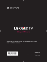 LG LG OLED65W7V User manual