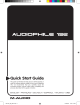 M-Audio 192s User manual