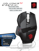 Madcatz R.A.T. M WIRELESS MOBILE GAMING Mouse Owner's manual