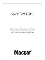 Magnat Audio Quantum 6725 A Owner's manual