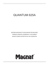 Magnat Audio QUANTUM 625A Owner's manual