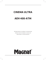 Magnat Audio Cinema Ultra AEH 400-ATM Owner's manual