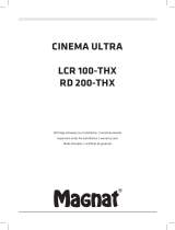 Magnat Audio Cinema Ultra RD 200-THX Owner's manual