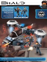 Mattel Mega Bloks HALO Police Air Support Hornet Instruction Sheet