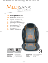 Medisana Massagekussen MC 810 Owner's manual