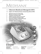 Medisana MTX Owner's manual