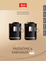 Melitta Caffeo Varianza CS Operating Instructions Manual