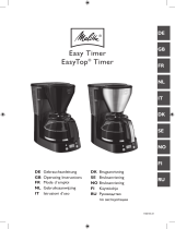 Melitta Easy Timer & EasyTop® Timer 1010 Owner's manual