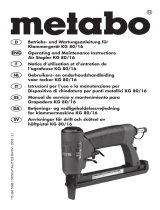 Metabo KG 16 User manual