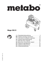 Metabo Mega 350 D Operating instructions