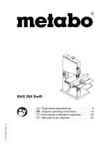 Metabo Power 260 Operating instructions