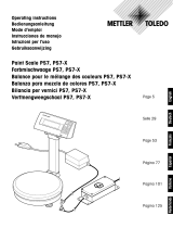 Mettler Toledo PS7-X Operating instructions