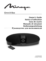 Mirage Loudspeakers Mirage OmniVibe User manual