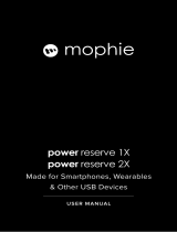 Mophie power reserve 1x User manual