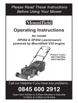 Mountfield HP454 Operating instructions