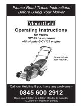 Mountfield SP53H Operating instructions