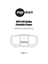 MPMan CSD17 User manual