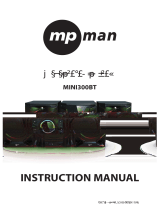 MPMan MINI300BT Owner's manual