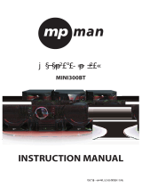 MPMan MINI300BT Owner's manual