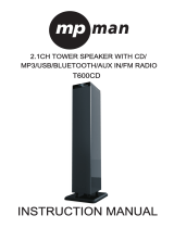 MPMan T600CD Owner's manual