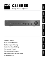 NAD C315BEE User manual